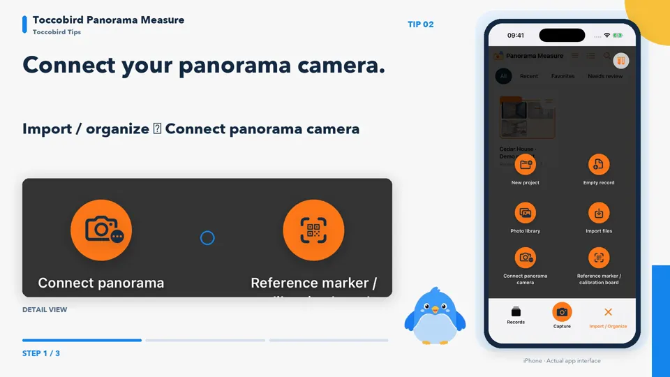 Connect your panorama camera. — tutorial video cover